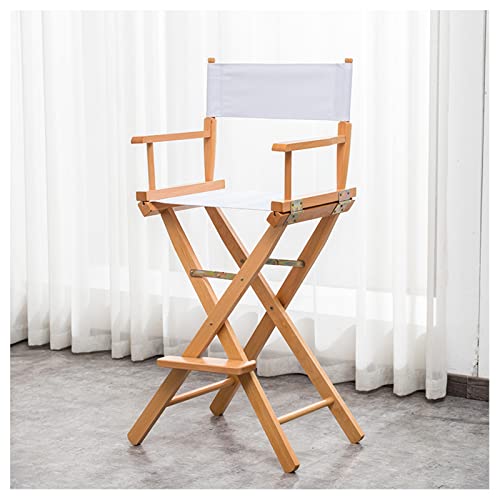 Chaise de maquillage haute pliable en bois massif pour utilisation en extérieur Chaise de...