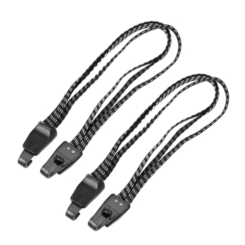GOOHOCHY 2pcs Nylon Backseat Bundling Belts for Bikes and Motorcycles Elastic Cargo Fastening Straps with Strong Tension Scratch Rear Rack Tie Down for Secure Luggage Transport