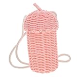 VALICLUD Mini-rattantasche in Tannenzapfenform Handtasche Für Kleine Mädchen...