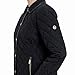 Michael Kors Womens Diamond Quilted Jacket for Women, Stylish Lightweight Jacket with Trim Detail, Black, Large