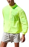 [XEXYMIX] MENS ゼクシィミックス メンズ ウィンドブレーカー アウター ジャケット ブルゾン xmmjk11j2 M ネオン・グリーン