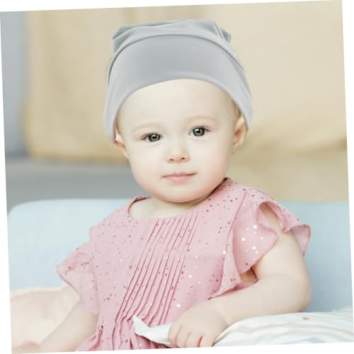 Gorros de algodón para recién nacidos unisex, lote de 6 gorritos transpirables de hospital 7