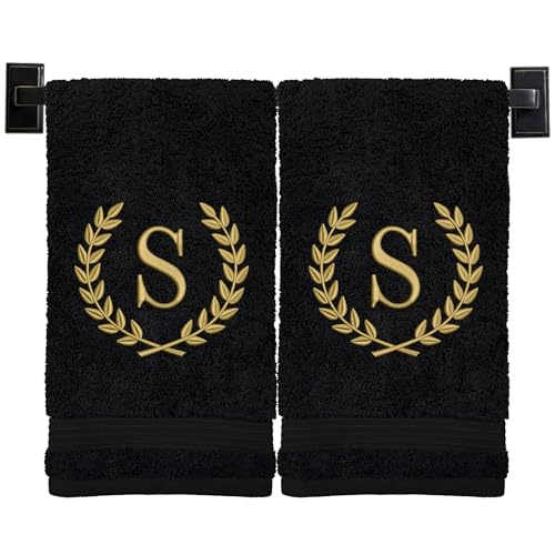 Custom Luxury Towels Monogrammed Hand Towels for Bathroom | Set