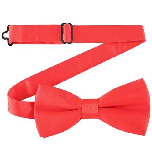 Image of AUSKY Elegant Adjustable Pre-tied bow ties for Men Boys Party,Business or Daily Wear