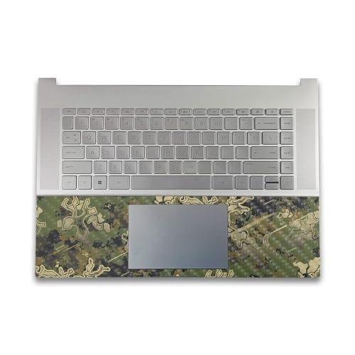 Image of Carbon Fiber Gaming Skin Compatible with HP Envy x360 16 inch (2023) - Viper Woodland - Premium 3M Vinyl Protective Wrap Decal Cover - Easy to Apply | Crafted in The USA by MightySkins