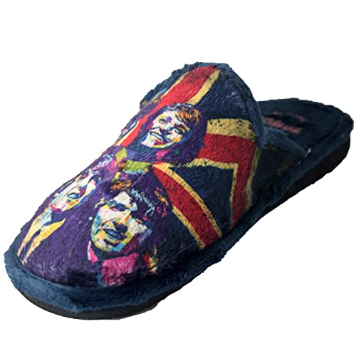 Chaussures de salon The Beatles bleu marine 44 pour protéger les parquets fragiles