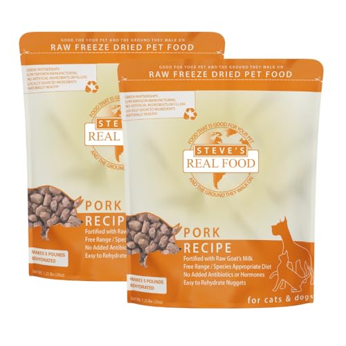 Steve's Real Food Freeze-Dried Raw Nuggets 2-Pack - Pork Recipe
