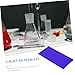 PRETYZOOM Glass Sheet for Chemistry Experiments Flame Reaction Tool for School Labs and Science Education Metal Ion Reaction Glass Plate