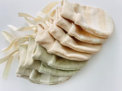 Cute Boys Girls Cotton No Scratch Gloves Drawstring Adjustable Mittens for Baby Infants3