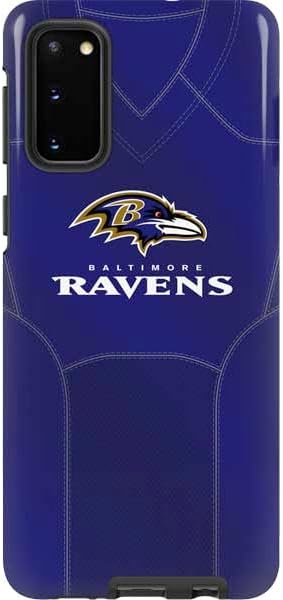 Skinit Pro Phone Case Compatible with Galaxy S20 - Officially Licensed NFL Baltimore Ravens Design