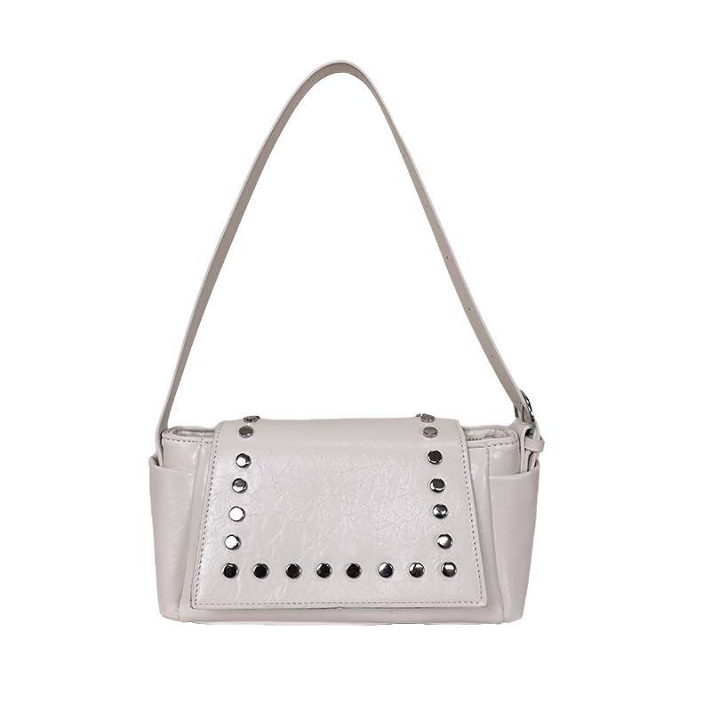 Sac à bandoulière en cuir PU Y2K grande capacité pour femme