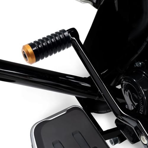 Image of Shifter Pegs For Harley Touring、Softail、Sportster Black & Gold