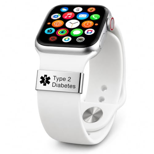 Type 2 Diabetes Medical Alert Watch Charm