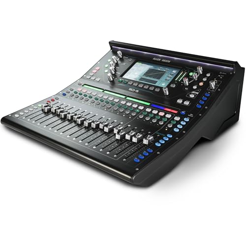 Allen & Heath SQ-5 48-Channel Digital Mixer with Allen & Heath DX012 12-Output Expander and 12x XLR Cables