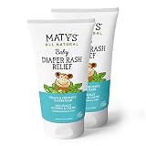Maty's Baby Diaper Rash Relief Ointment - Natural Soothing Cloth Diaper Safe Cream Made With Organic