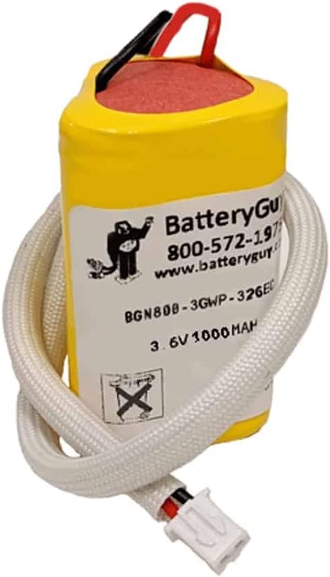 BatteryGuy Nickel Cadmium battery 3.6v 1000mAh ~ BGN800-3GWP-326EC replacement battery - BatteryGuy brand equivalent (rechargeable)