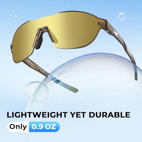 KastKing Nizini Polarized Sports Fishing Sunglasses, Rimless Wrap Design by KastKing - Used condition - Image 6