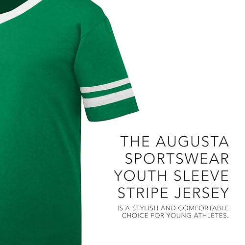 LAT Sportswear Boys' Augusta Sportswear Youth Sleeve Stripe Jersey3