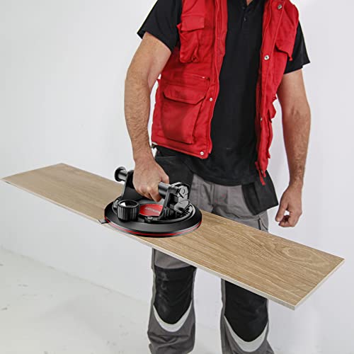 Sencan Glass Suction Cup To Lift Large Glass 8" Vacuum Suction Cup 110Kg Lifting Capacity Tough Nylon Handle,Heavy Duty Glass Lifter Extra-Fast Attachment Easily For Tiles,Windshield,Window #TOP6