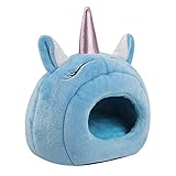 Maison chaude pour hamster : offre à votre petit animal de compagnie une expérience et vous pouvez le laver confortablement, nid chaud pour hamster