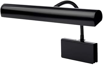 Cocoweb 14" Grand Piano Lamp, LED, Adjustable, Quality Lighting in Black, with Plug-in Adapter - GPLED14-7D