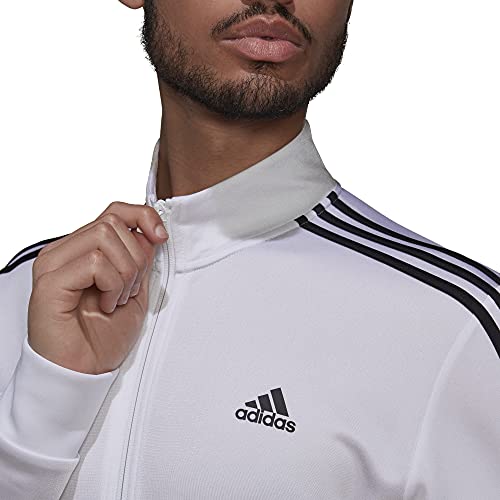 adidas Camiseta masculina Essentials Warm-up com 3 listras