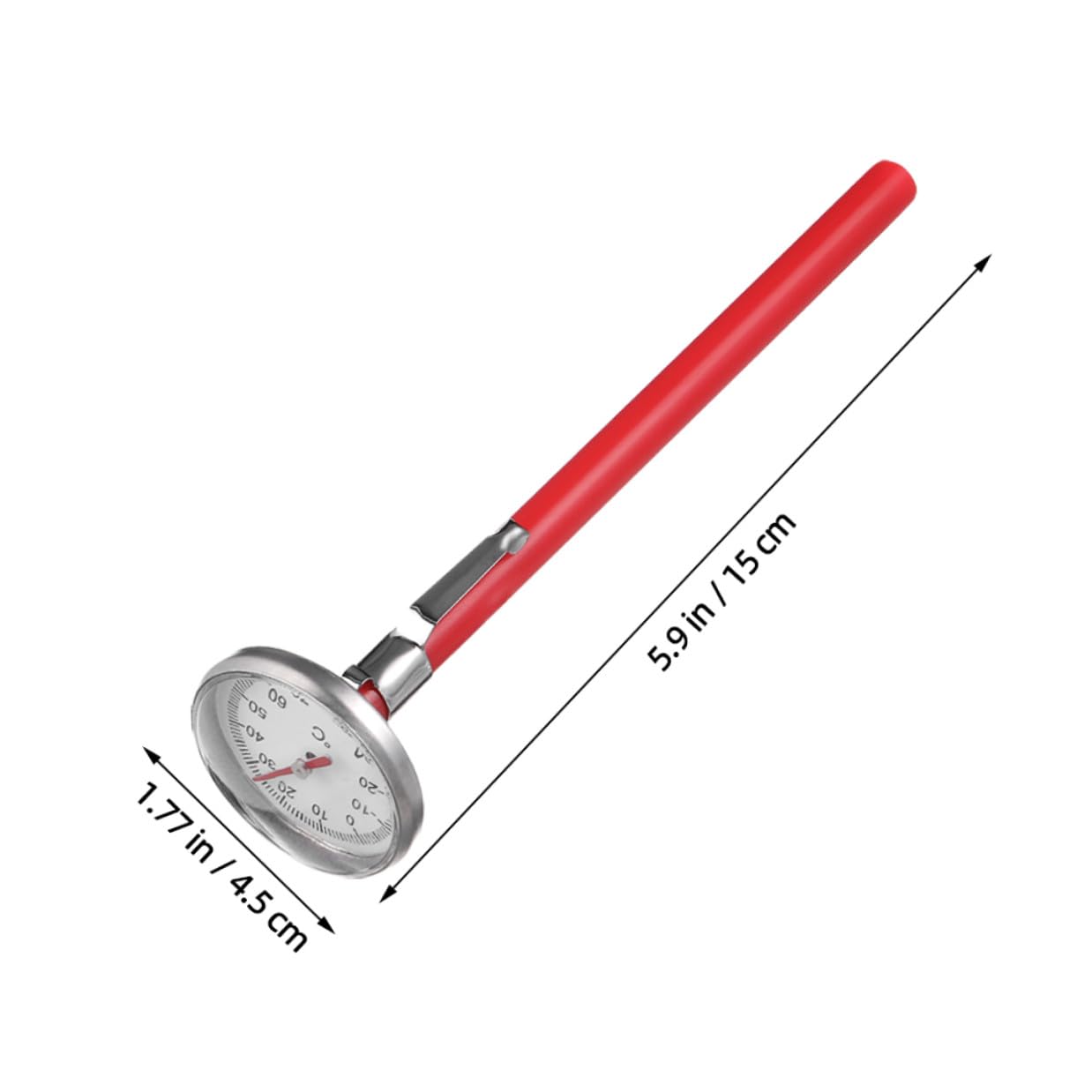 3pcs Car Air Conditioner Mechanical Thermometer Set for Vehicle Interior with Accurate Temperature Gauge and Vent Mount Suitable for Automotive Ac Testing