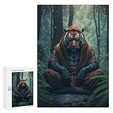 【Une pièce mémorable】 : faites plaisir et défiez votre famille et vos amis en reconstituant cet incroyable puzzle de Tiger Meditation Forest 300 PCS. Ramenez à la maison des heures de plaisir et de divertissement que tout le monde appréciera.
