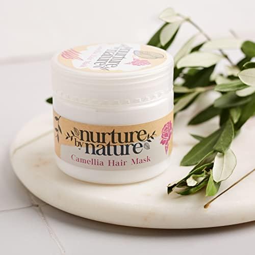 PAMPER & NOURISH | Nurture by Nature | Hair Mask, Bath Bombs, Body scrub, Body Butter, Lavender Roll On, Candle | For Women, Men | Bath Bomb gift set for women | Valentines Gift