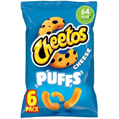 Puffs Cheese Multipack Snacks Crisps (6 x 13g) Cover