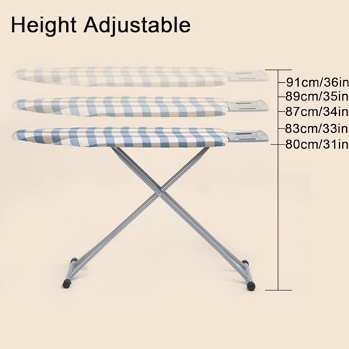 Planche à repasser de luxe stable contre les vibrations du fer bleu - 2