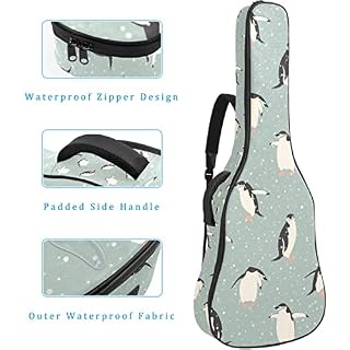 Hondank Housse pour guitare acoustique avec renards forts, 1 cm d’épaisseur – Étanche – 101,6 cm – 106,4 cm – 106,6 cm… - Les Beatles, Paul McCartney, John Lennon, RIngo Starr, George Harrison Hondank Housse pour guitare acoustique avec renards forts, 1 cm d'épaisseur - Étanche - 101,6 cm - 106,4 cm - 106,6 cm… – Image 4