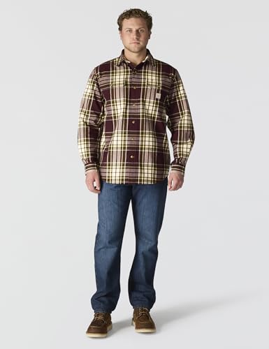 Image of Carhartt Men's Hubbard Loose Ls Plaid Shirt