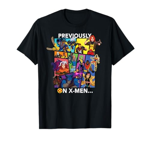 Image of Marvel Studios X-Men '97 Season 2 Previously on X-Men T-Shirt