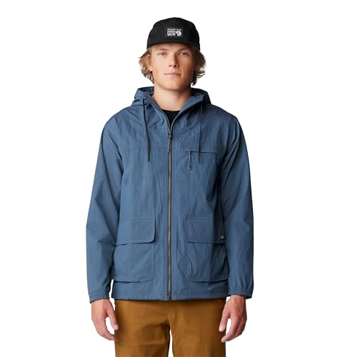 Mountain Hardwear Men's Stryder™ Full Zip Montauk Blue Ripstop