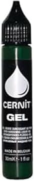 CERNIT CE1500030600C - One Bottle of Liquid Polymer Clay - Cernit Gel 30 ml - Baking Modelling Clay - Colour Green - Manufactured in Belgium - DIY - Art