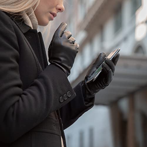 Downholme Touchscreen Cashmere Lined Gloves