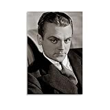 DEPPLE Toile Peinture FSJD Acteur et Danseur américain James Cagney Noir et Blanc Picture Print Modern Family Bedroom Decor Posters sans Cadre 30X50cm