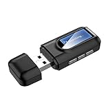 【Bluetooth Transmitter Empfänger】 - Bluetooth-Adapter bietet zwei Modi: TX / RX-Modus. Im TX modus kann audio von Ihrem Bluetooth-inkompatiblen Fernseher, PC oder Autoradio auf einen Bluetooth-Lautsprecher oder ein Headset übertragen werden. Im RX Modus kann Musik von Ihrem Bluetooth Gerät übertragen werden. Zum Ändern des Modus muss lediglich der seitliche 