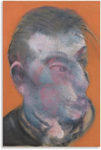 QSDTGHUIKP Autoritratto di Francis Bacon Poster e stampe Estetica Wall