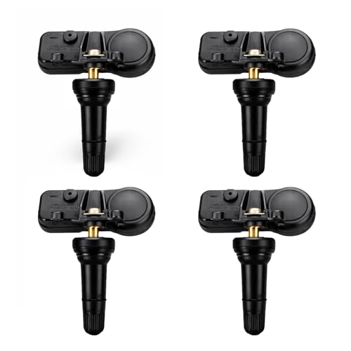 TPMS Sensor GM, 4 Pack 315MHz Tire Pressure Monitoring System Sensor Compatible for Chevy Silverado GMC Cadillac Buick, Replaces# 13586335 13581558 13598771 13598772