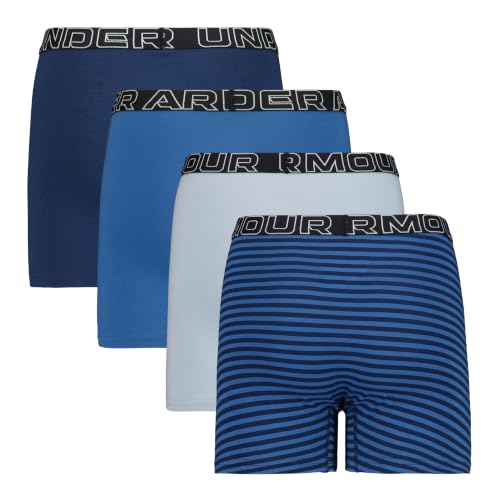 Image of Under Armour Boys' Multipack Performance Cotton Boxerjock Brief, Lightweight & Smooth Stretch Fit