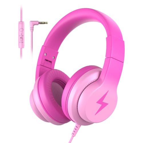 Candy Bila Wired Kids Headphones for School, Over-Ear for Boys Girls