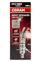 Osram NIGHT BREAKER UNLIMITED H1, Halogen-Scheinwerferlampe, 64150NBU, 12V PKW, Faltschachtel (1 Stück) – Ansicht 5