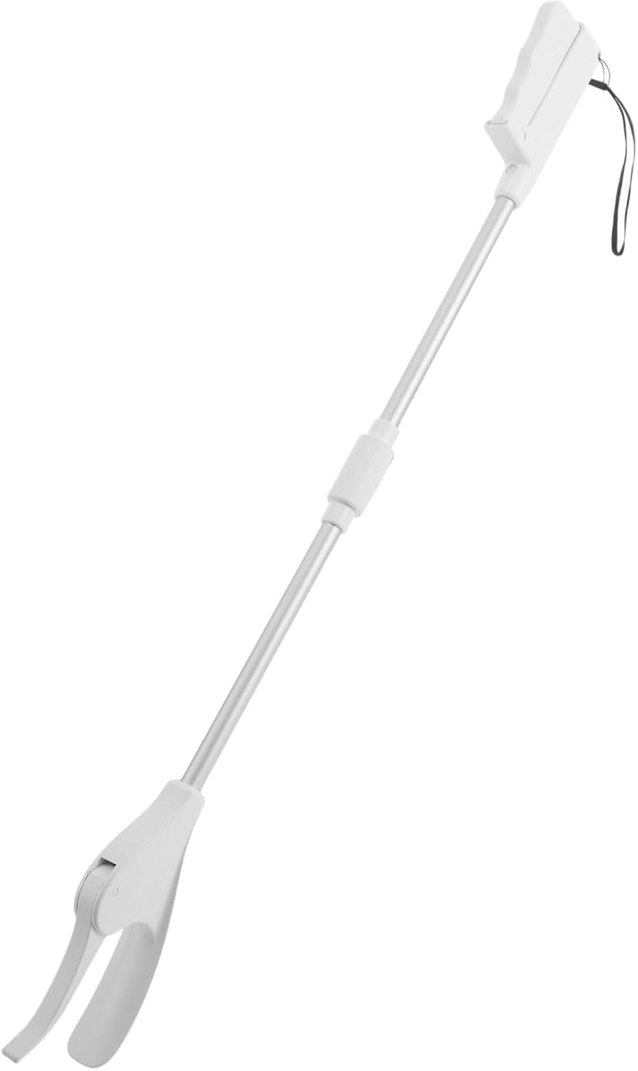 TEHAUX Long Handle Grabber Tool Reacher Aid for Seniors and Pregnant Women with Firm Grip and Nonslip Holding, 28 Inch Plastic and Stainless Steel for Kitchens and Balconies