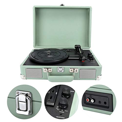 Fockety Tourne-Disque, Lecteur de phonographe Vintage Portable sans Fil Bluetooth à 3 Vitesses avec Haut-parleurs… - Les Beatles, Paul McCartney, John Lennon, RIngo Starr, George Harrison Fockety Tourne-Disque, Lecteur de phonographe Vintage Portable sans Fil Bluetooth à 3 Vitesses avec Haut-parleurs… – Image 6