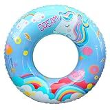 子ども用浮き輪 70サイズ PVC製 ユニコーン柄 AP-UJ0940-70
