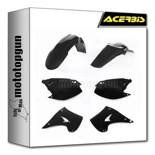Plastique cache carenage noir Acerbis haute résistance pour KX 250