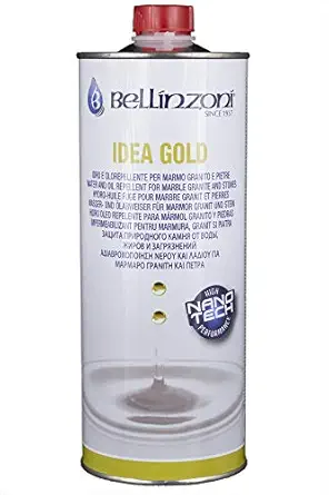 Bellinzoni IDEA Gold Waterproofing Anti-Stain Protective Stone Sealer (Chemical) for Marble & Granite (1 Liter)