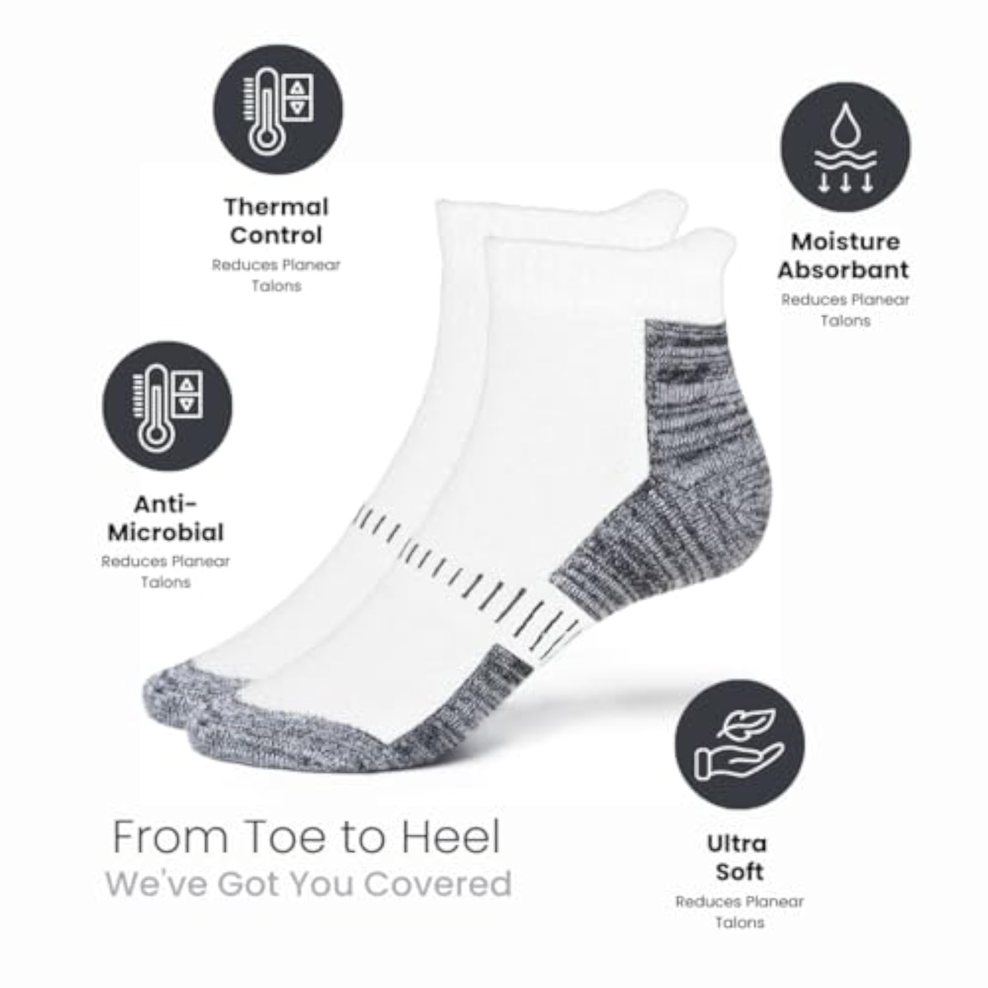 Ultimate Terry Cotton Casual Ankle-Length Socks for Men & Women